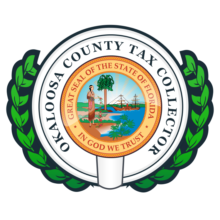 Okaloosa Tax Collector Logo Badge