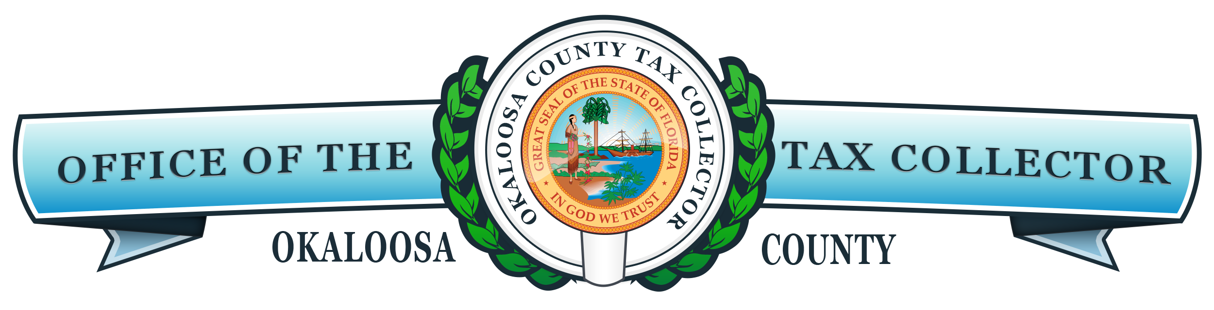 Okaloosa Tax Collector Logo Banner