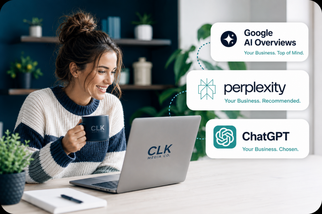 AI Search Optimization AEO GEO CLK Media